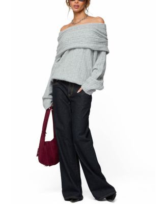 Kadenna Oversized Off Shoulder Sweater