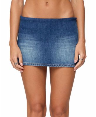 Archie Stretchy Denim Mini Skort