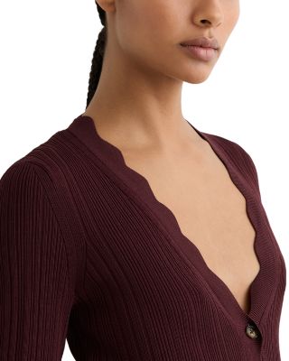 Vinny Scallop Detail Cardigan