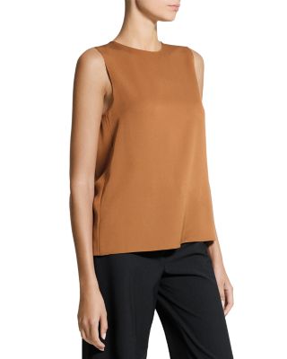 Silk Sleeveless Top