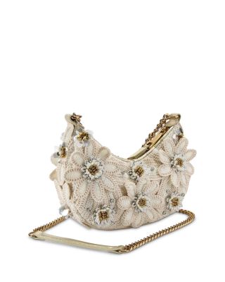 Chelsea Embellished Flower Hobo Bag
