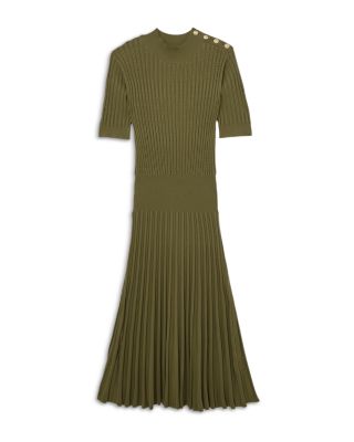 Harriet Short Sleeve Button Knitted Dress