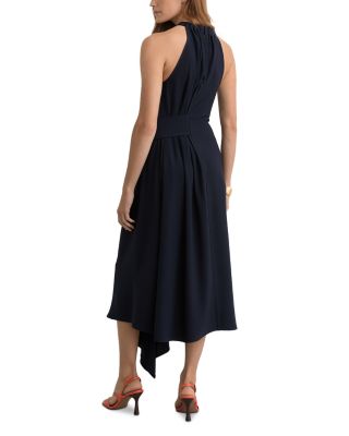 Maeve Drape Detail Occasion Midi Dress