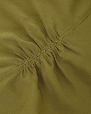 Adrianna Ruched Long Sleeve Midi Dress