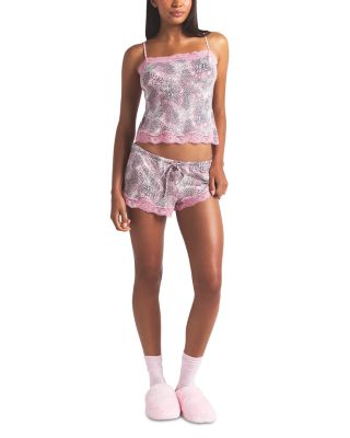 Printed Camisole & Shorts Sleep Set