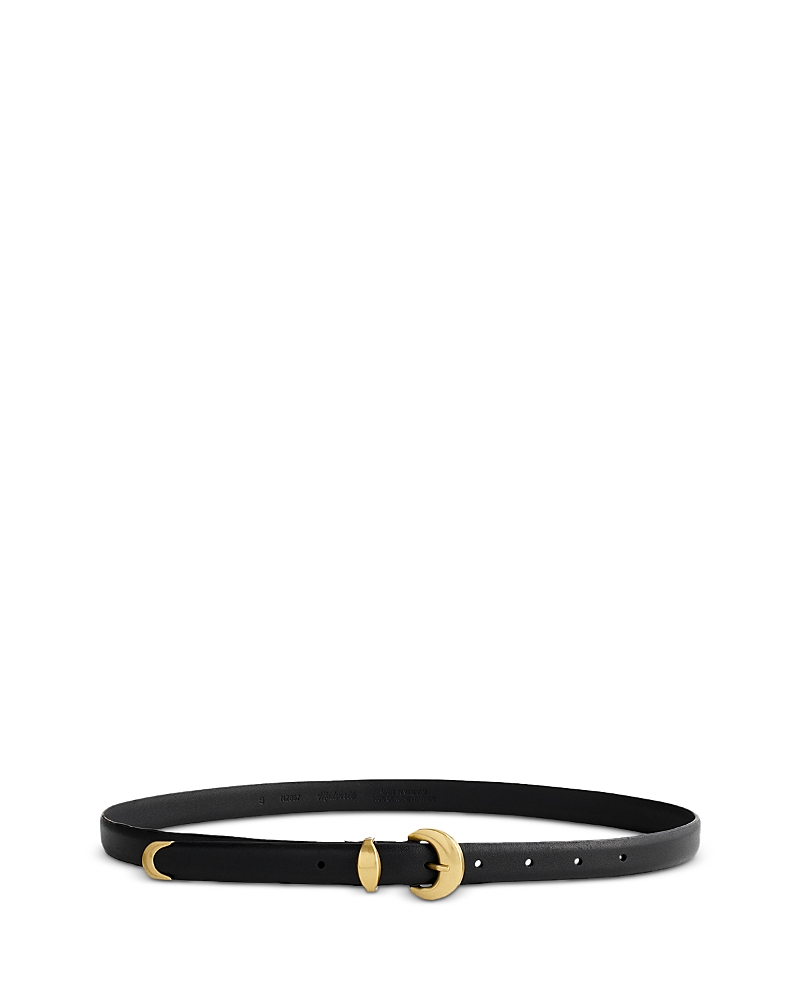 Madewell Women's Lucie Dome Buckle Suede Belt