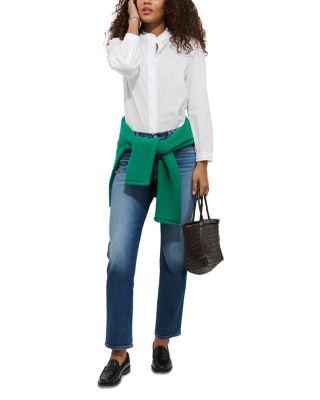 Chantilly Ruffled Cotton Shirt