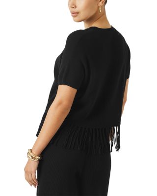 Spl X CJ Ss Fringe Sweater