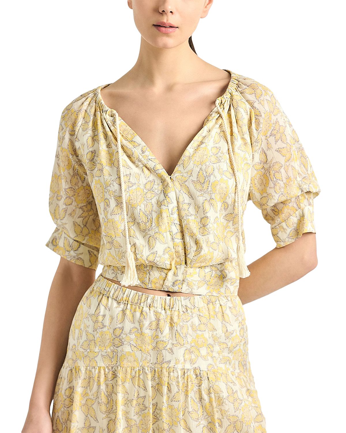 Derek Lam 10 Crosby Suri Printed Blouse