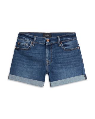 Mid Roll Denim Shorts in Vanity