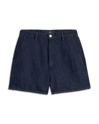 Denim Trouser Shorts