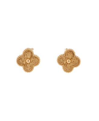  Vintage Alhambra Earrings 18K Gold