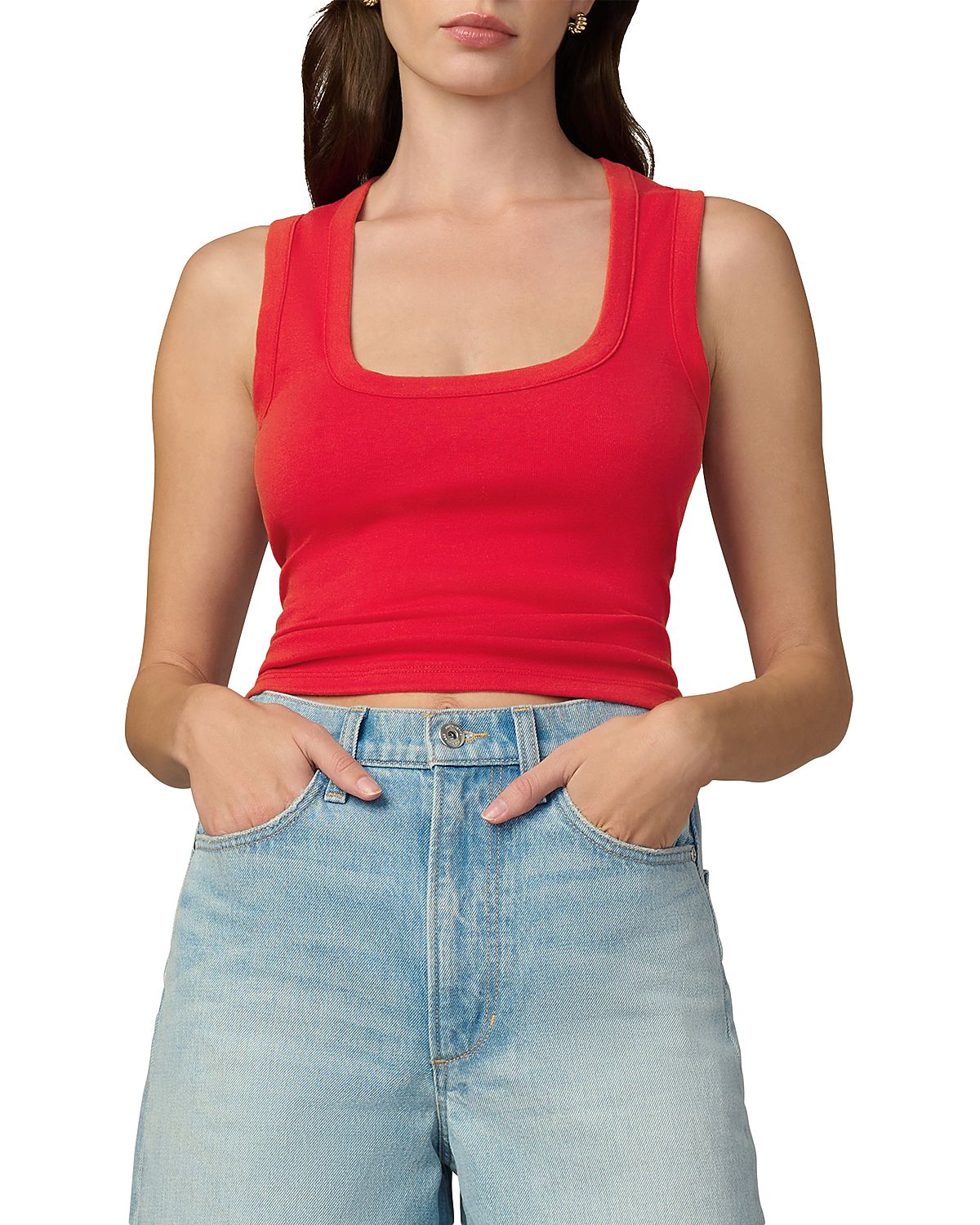 Joe's Jeans The U Neck Cropped Tank Top