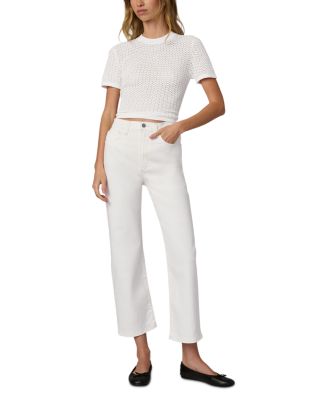 The Margot High Rise Cropped Jeans in Milk