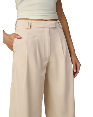 The Pleated High Rise Culotte Pants