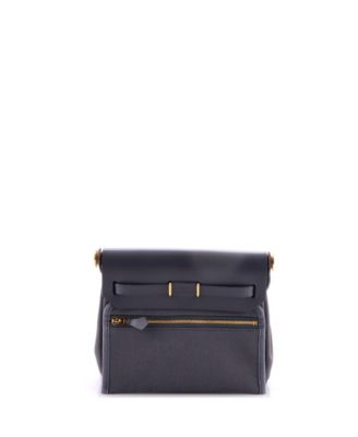 20 Herbag Zip Toile and Leather