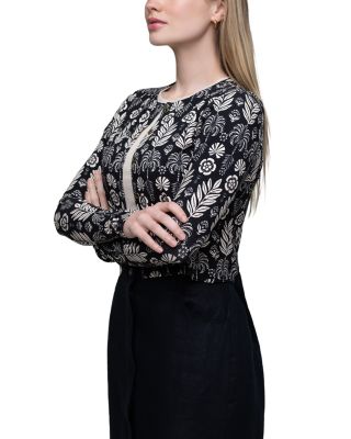 Printed Classic T Shirt Cardigan Sweater