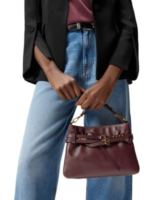 Mini Belted Leather Shoulder Bag