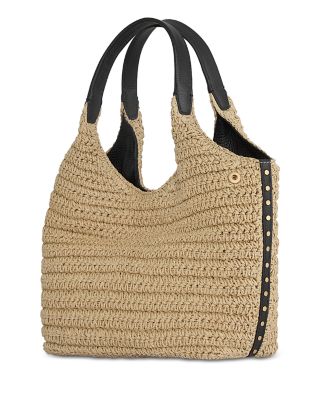 Darren Carrysome Medium Raffia Satchel 