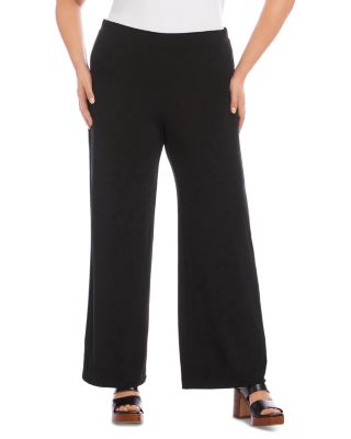Petites Travel Jersey Wide Leg Pants