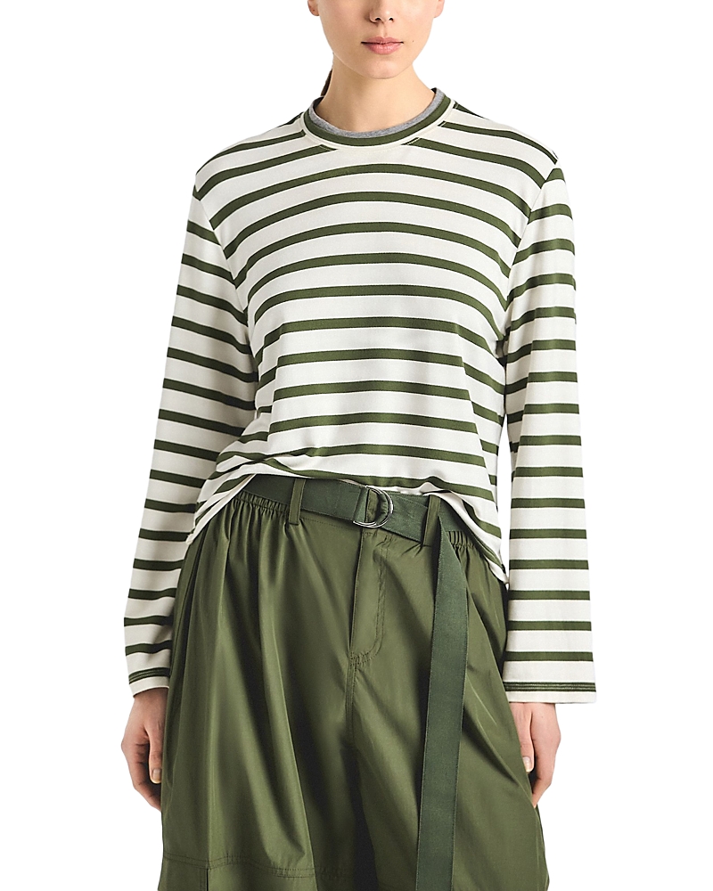 Derek Lam 10 Crosby Myrtha Striped Top
