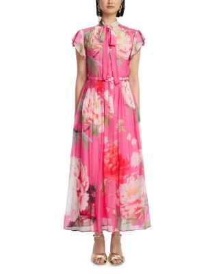 Grace Flutter Sleeve Midi Dress