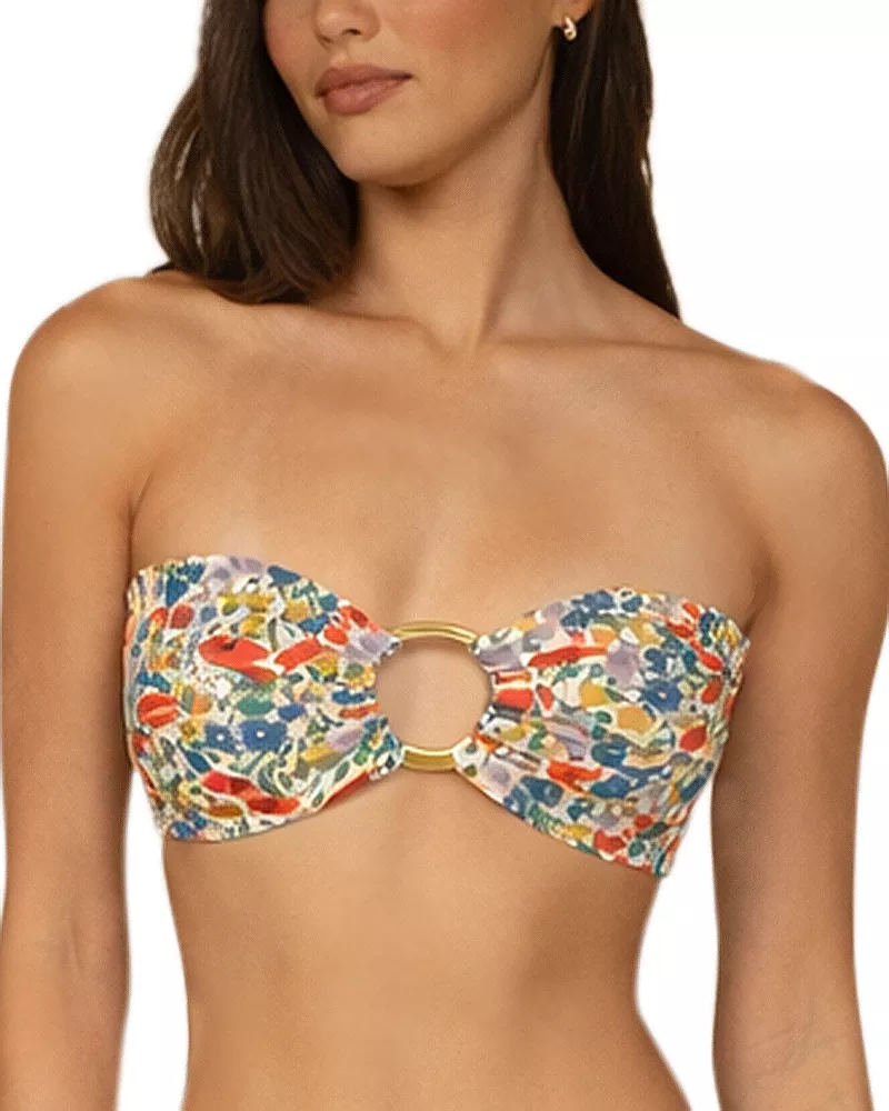 Montce Florencia Tori Ties Bandeau Bikini Top