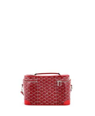   Convertible Cosmetic Train Case Coated Canvas