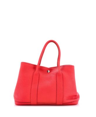 36 Garden Party Tote Leather