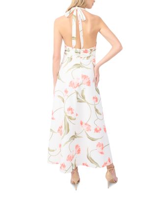 Serafina Cross Neck Halter Dress