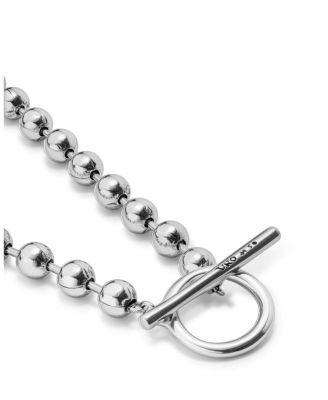 Long Link Bead Necklace