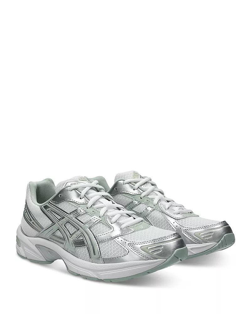 Asics Unisex Gel-1130 Running Sneakers in White/Sage Frost