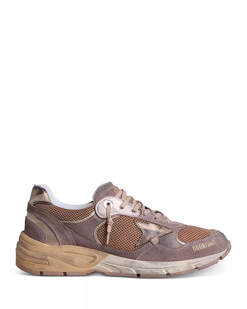 Golden Goose Women's Running Dad Suede Sneakers