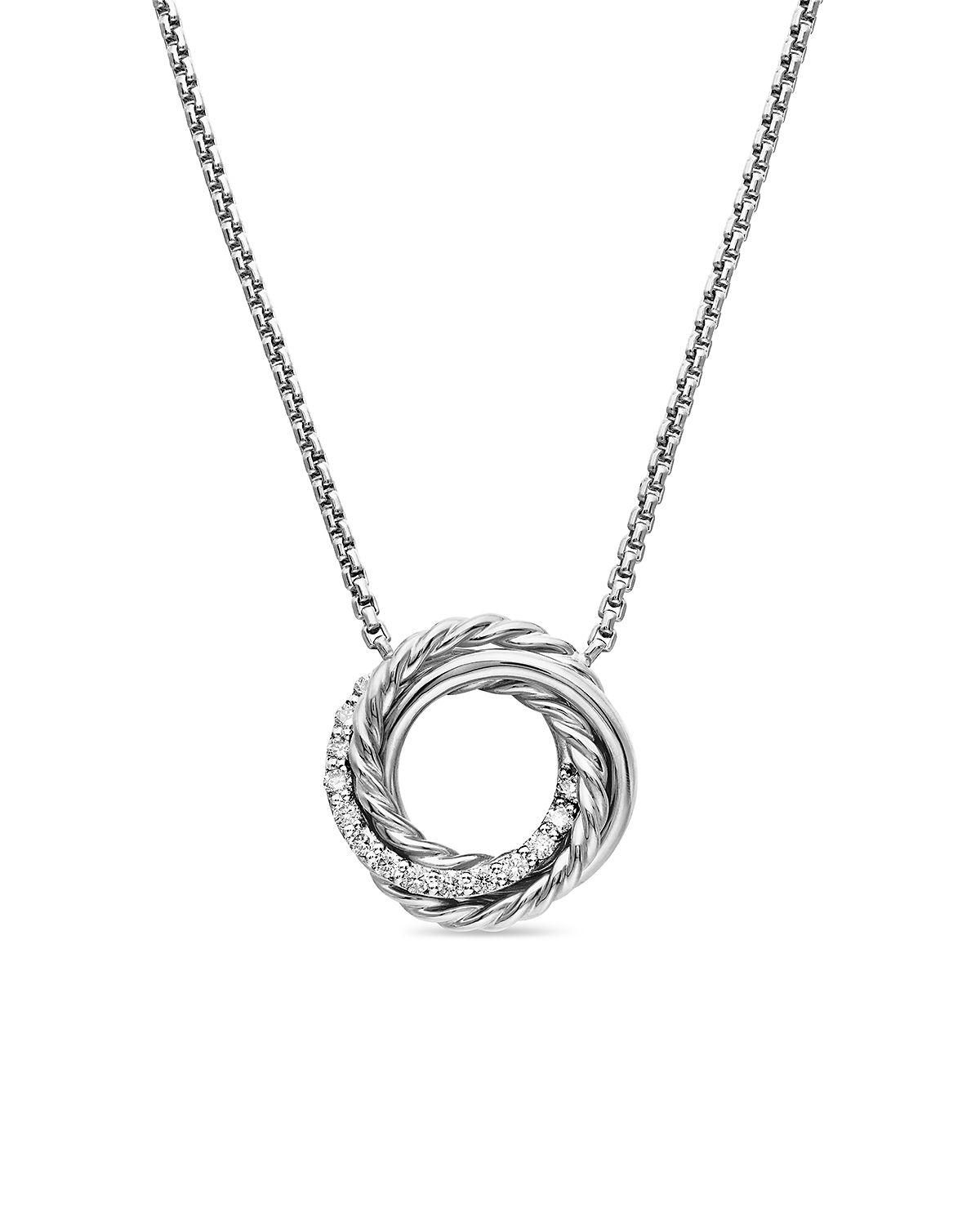 Crossover Pendant Necklace