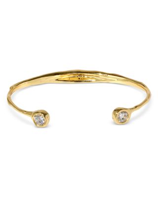 Asterales Cubic Zirconia Skinny Cuff Bracelet 