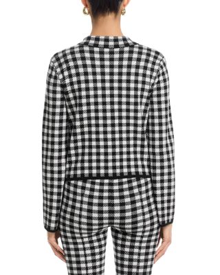 Gingham Knit Jacket & Pants - Exclusive