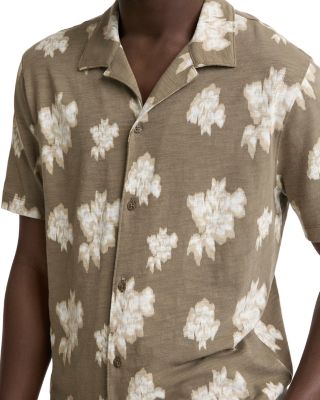 Printed Slub Camp Shirt