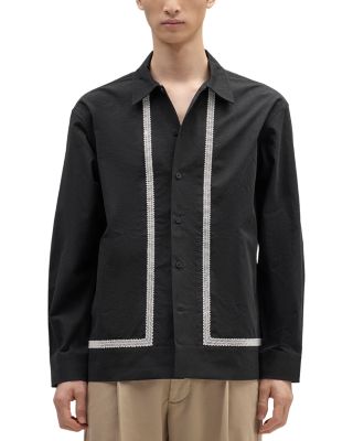 Reed Embroidered Button Front Shirt