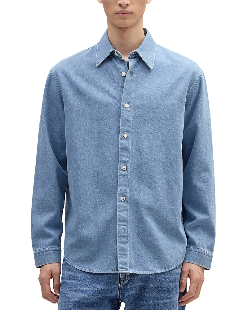 NN07 Casper Button Front Denim Shirt