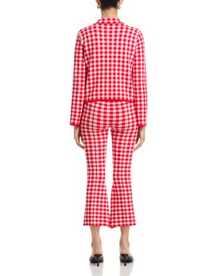 Gingham Knit Jacket - Exclusive 