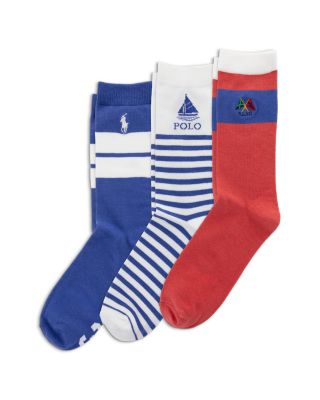Boys' Nautical Socks, 3 Pack - Little Kid, Big Kid