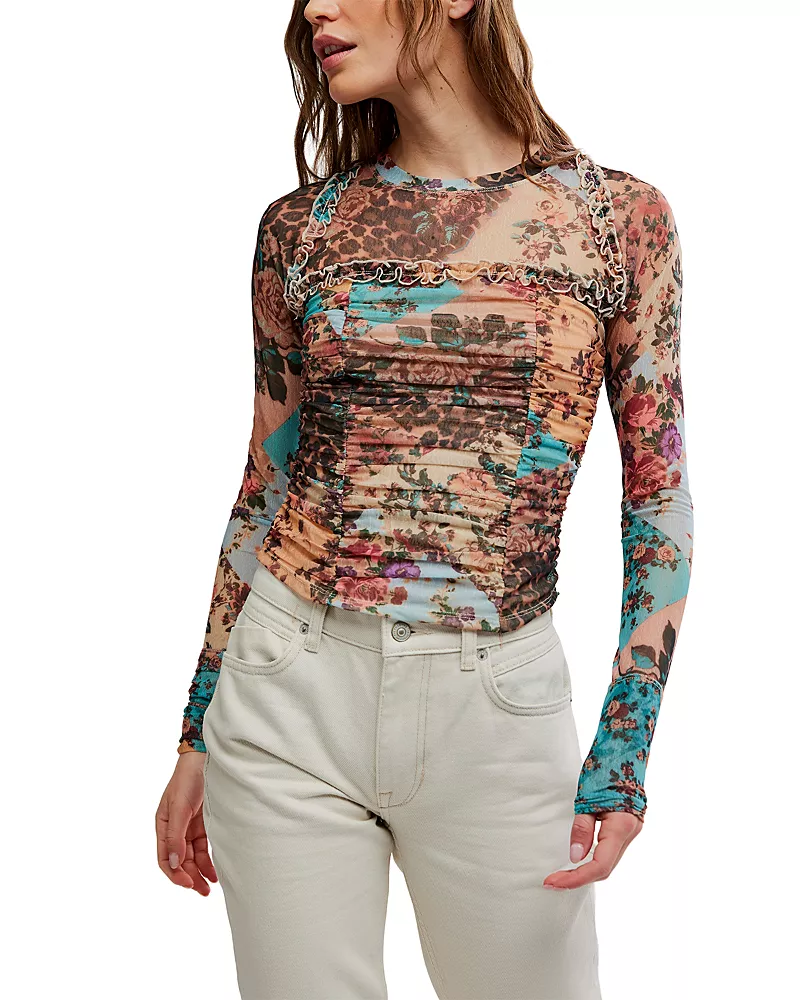Free People Ariana Long Sleeve Top