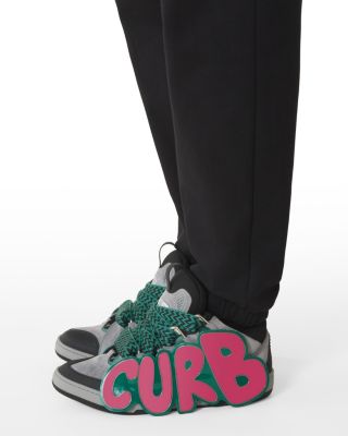  Unisex Curb Patch Sneakers In Leather