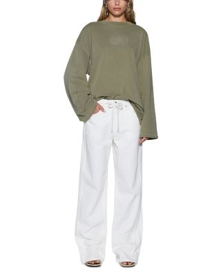 Low Rider Trak Blanc Jeans in White