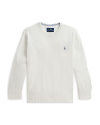 Boys' Cotton Crewneck Sweater - Big Kid, Little Kid