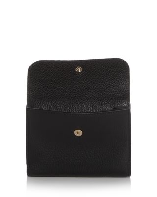 Alphabet Leather Trifold Wallet