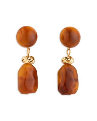 Stone Drop Earrings - Exclusive