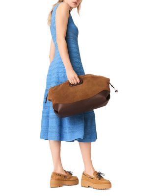 Pointelle Knit Maxi Dress