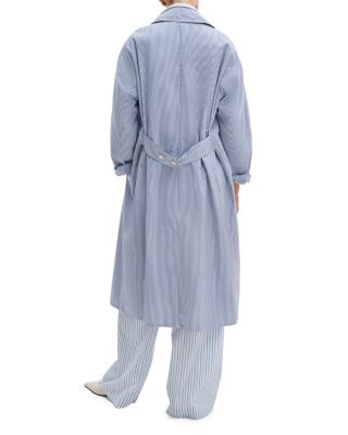 Gayle Stripe Poplin Coat 