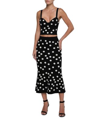 Mae Polka Dot Flare Skirt